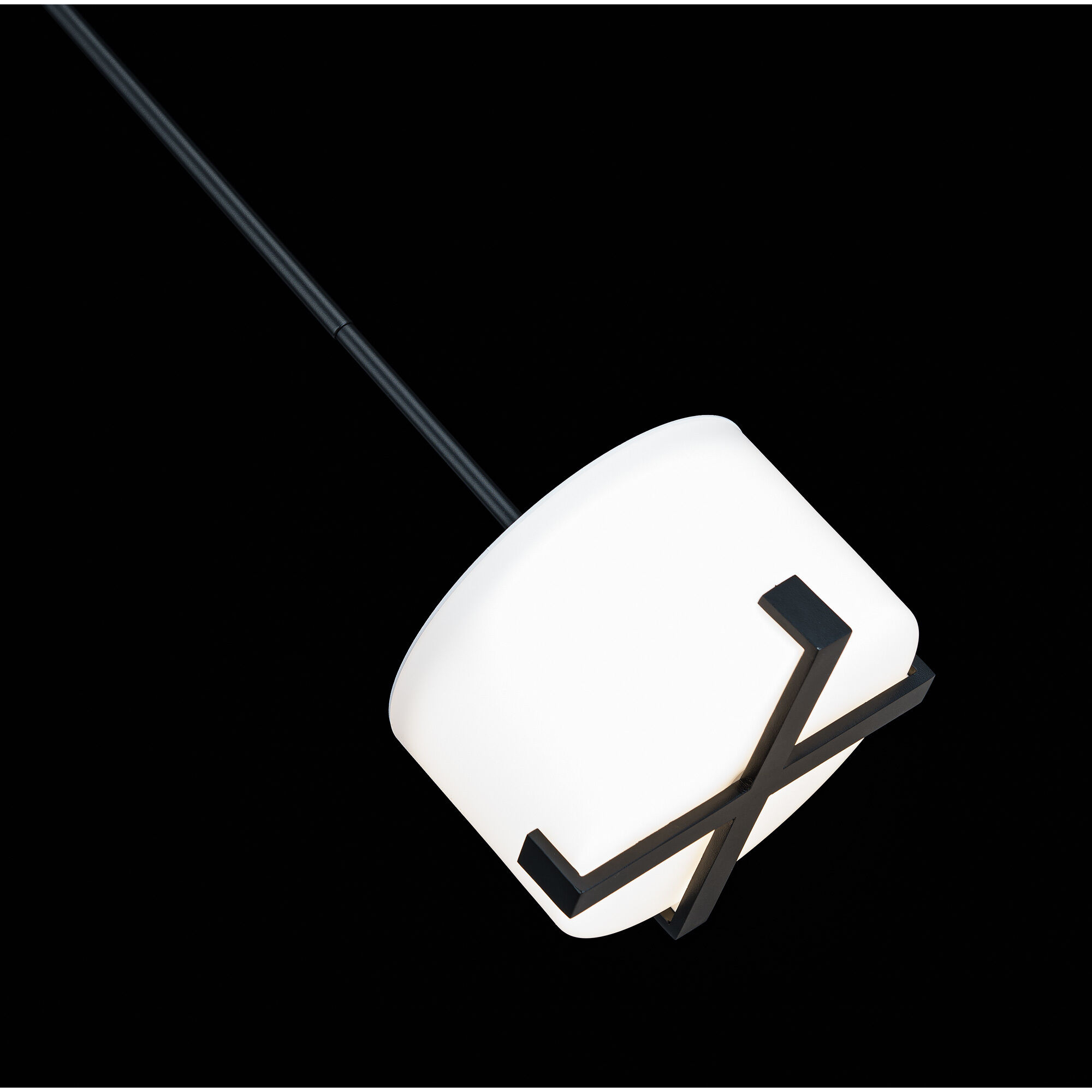 Laurel LED 8 inch Black Pendant Ceiling Light, dweLED