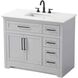 Remington 42 X 35 inch Grey Bathroom Vanity Cabinet