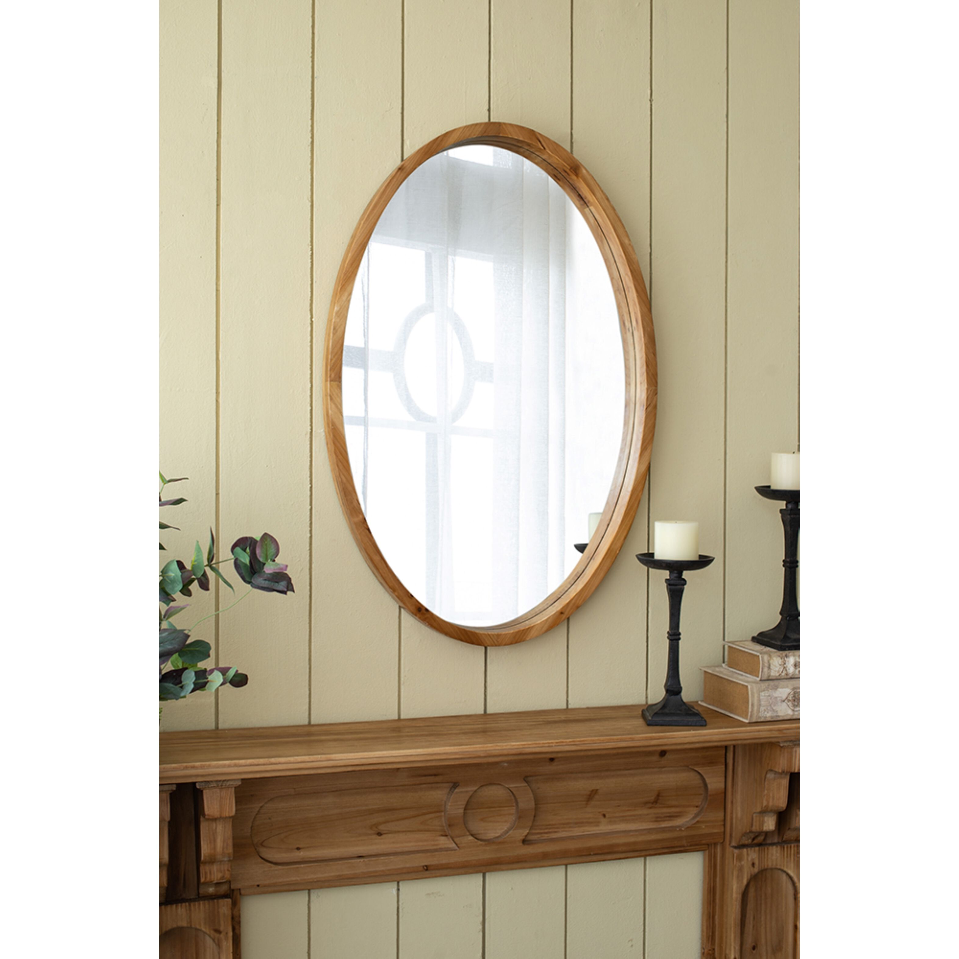 Charleston 35.4 X 23.6 inch Brown Wall Mirror