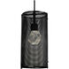 Uptown Mesh LED 5.5 inch Burnished Bronze Pendant Ceiling Light in 3000K LED, Rod, Zircon Cast Inner
