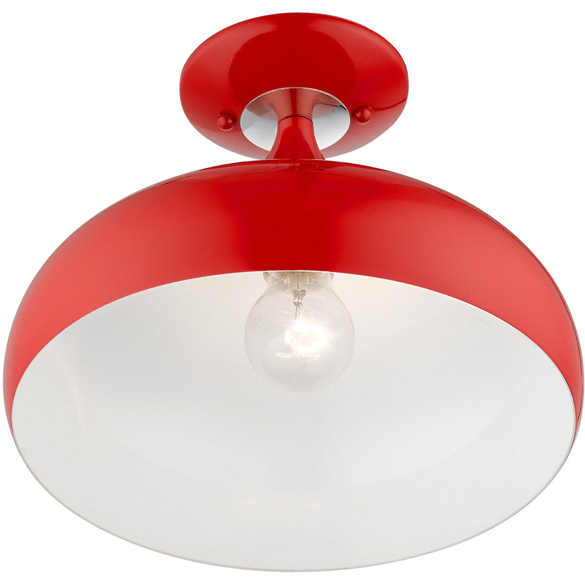 Red flush mount ceiling light on sale
