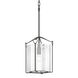 Bow 1 Light 9.8 inch Natural Iron Mini Pendant Ceiling Light in Clear, Tall