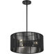Acordia 3 Light 18 inch Black Pendant Chandelier Ceiling Light