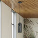 Twinewell 1 Light 5.13 inch Black Mini Pendant Ceiling Light