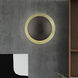 Ventura 2 Light 11 inch English Bronze with Antique Brass Reflector Semi-Flush/Wall Sconce Ceiling Light, Medium