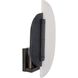 Kianna 2 Light 9.5 inch White Sconce Wall Light