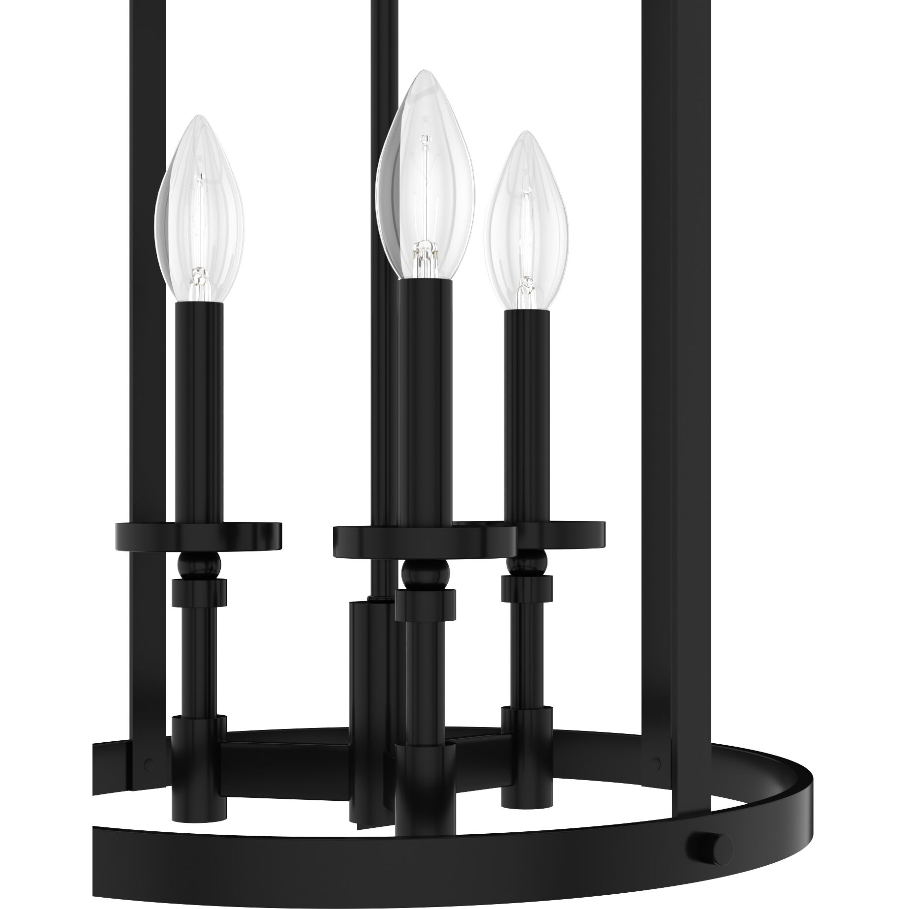 Briargrove 3 Light 15 inch Matte Black Foyer Pendant Ceiling Light