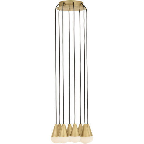Sean Lavin Cupola 8 Light 10.5 inch Hand Rubbed Antique Brass Chandelier Ceiling Light