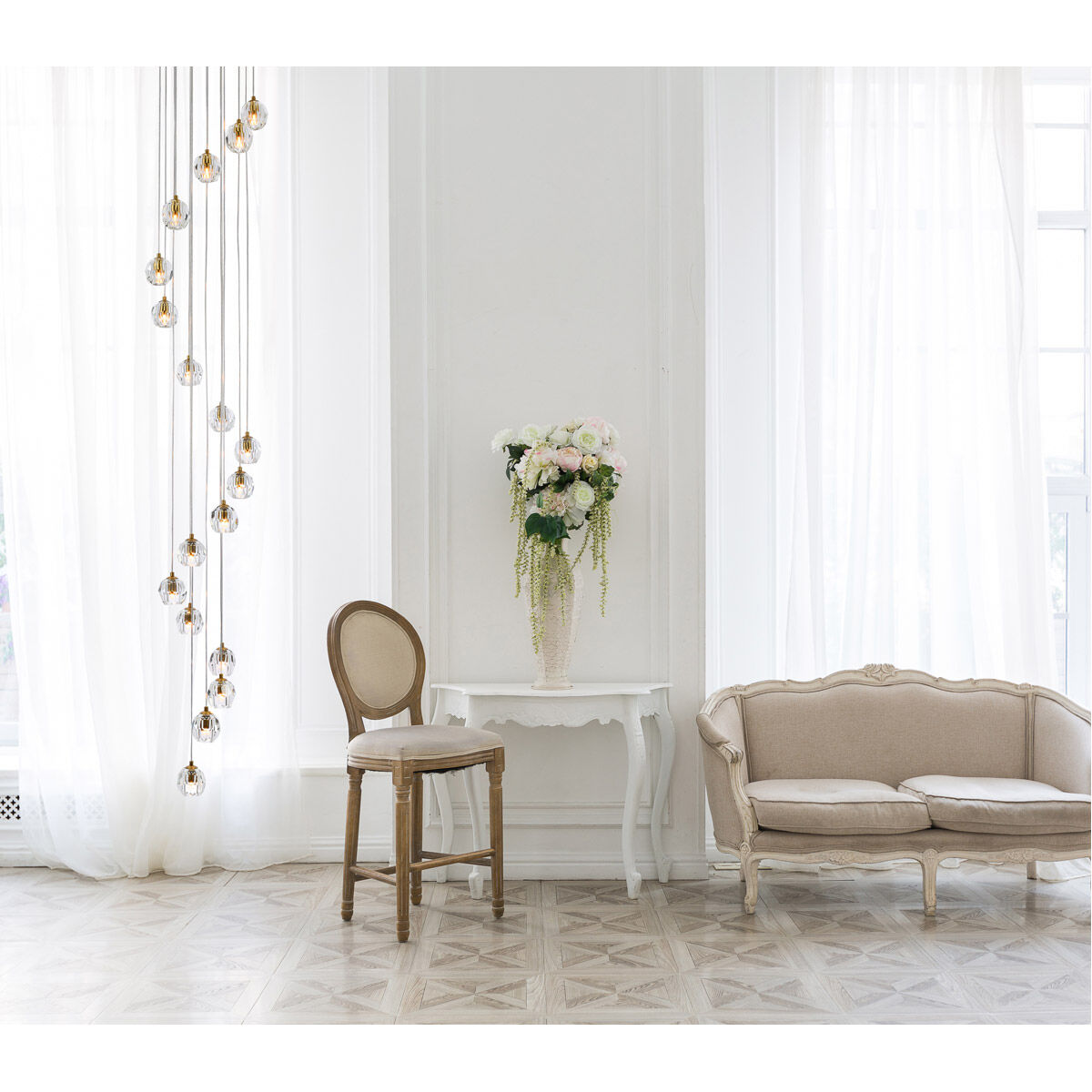 Eren 18 Light 15 inch Gold Pendant Ceiling Light