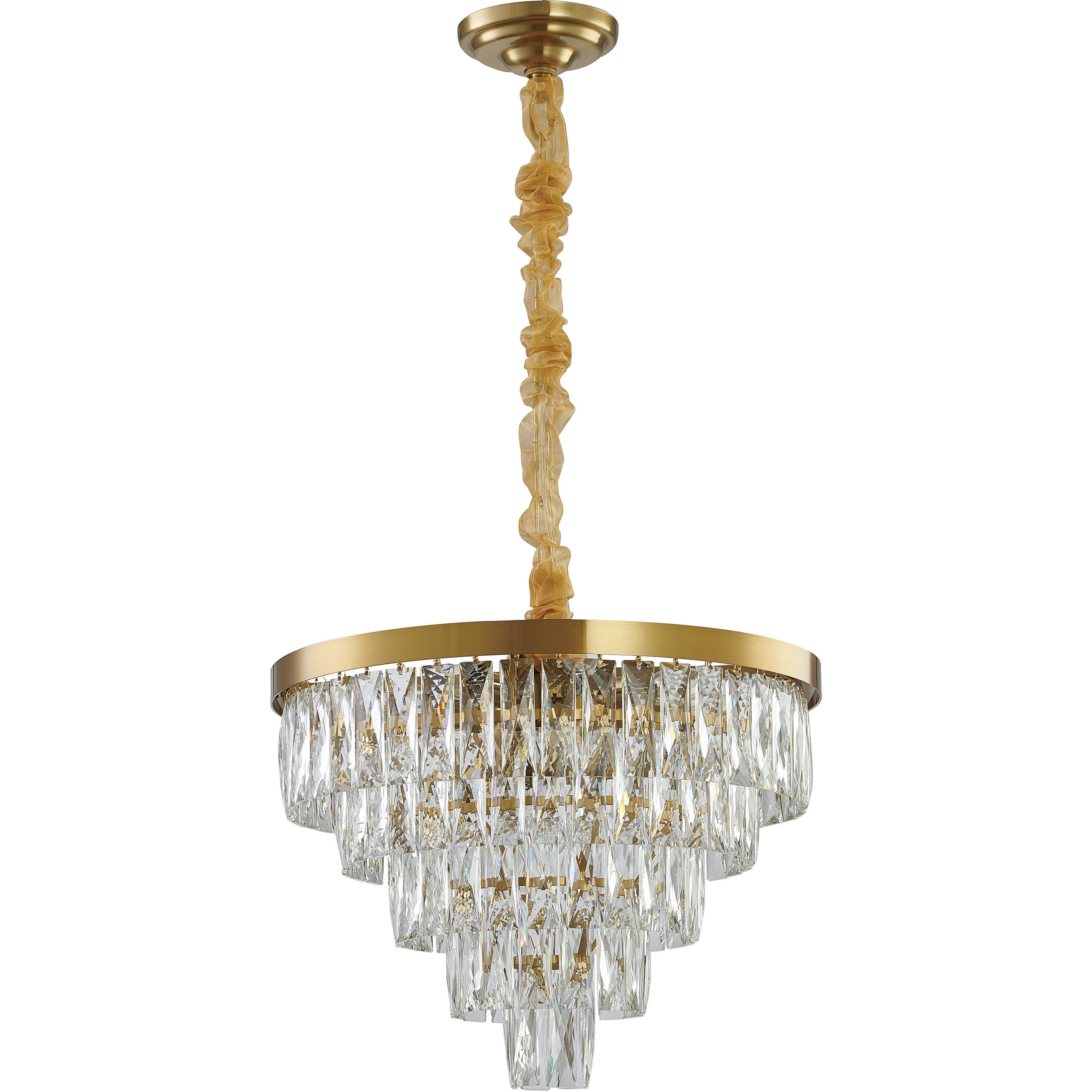 Canada 12 Light 19.7 inch Gold Chandelier Ceiling Light