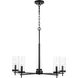 Sean Lavin Zire 5 Light 26 inch Midnight Black Chandelier Ceiling Light