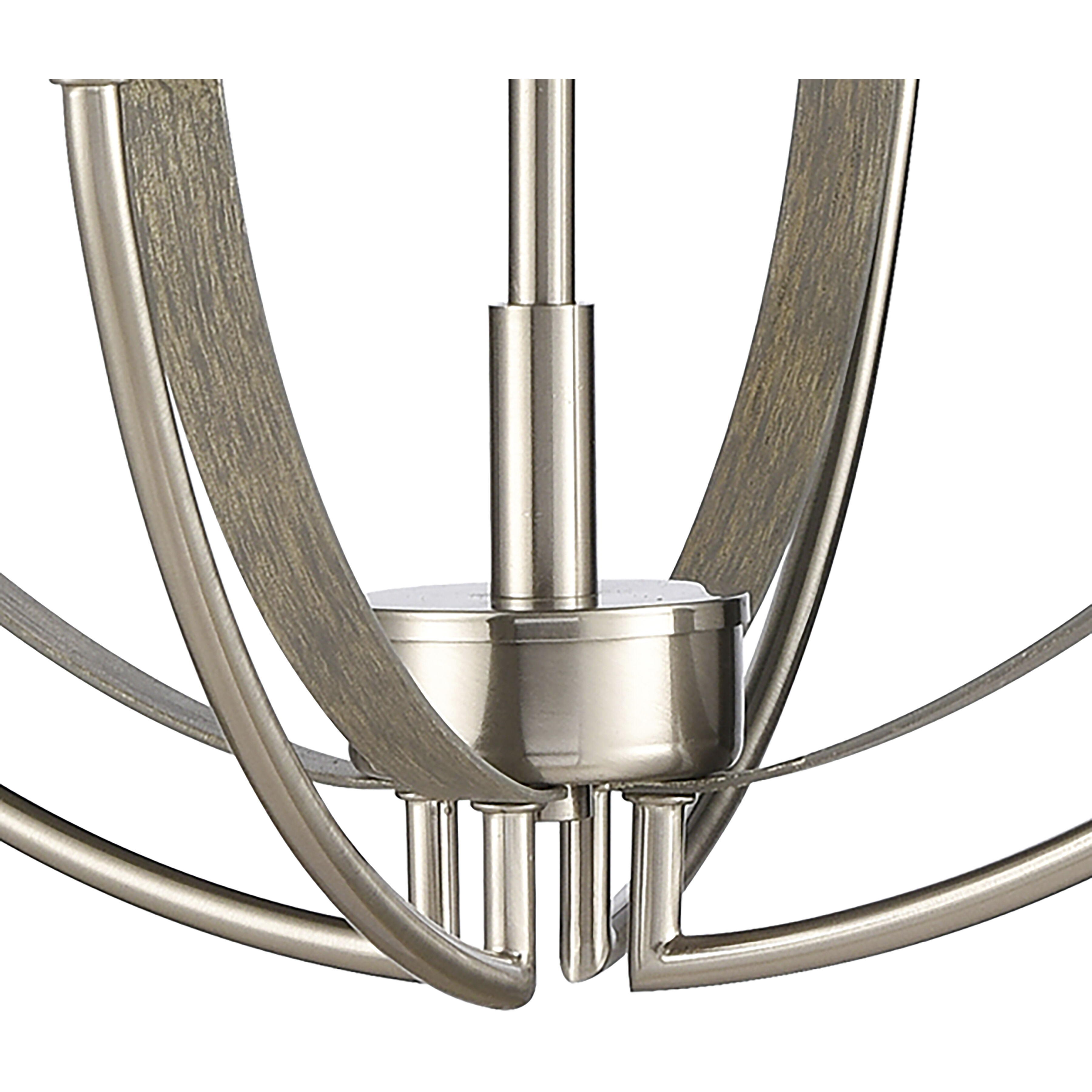 Rotunde 4 Light 18 inch Beechwood Chandelier Ceiling Light