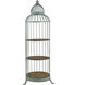 Charlotte 66.5 X 26 X 24 inch Green/Brown Shelf