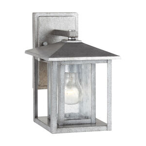 Astral Dr 1 Light 11 inch Weathered Pewter Outdoor Wall Lantern, Small