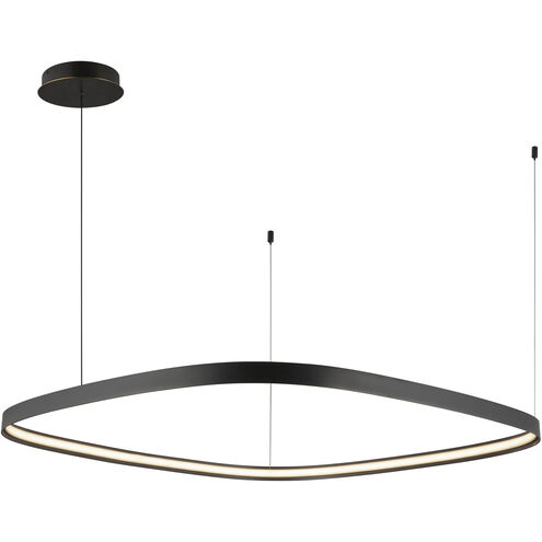 Yukon 39.25 inch Polished Nickel Pendant Ceiling Light