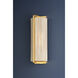 Quebec 1 Light 5.75 inch Gold Leaf Wall Sconce Wall Light