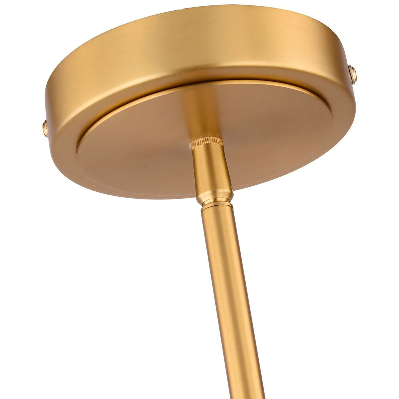 Baltic LED 15 inch Black and Brass Pendant Ceiling Light