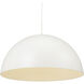 Ozona 1 Light 27.5 inch Matte Off-White Chandelier Ceiling Light