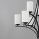 Deven 9 Light 32 inch Black Multi-Tier Chandelier Ceiling Light