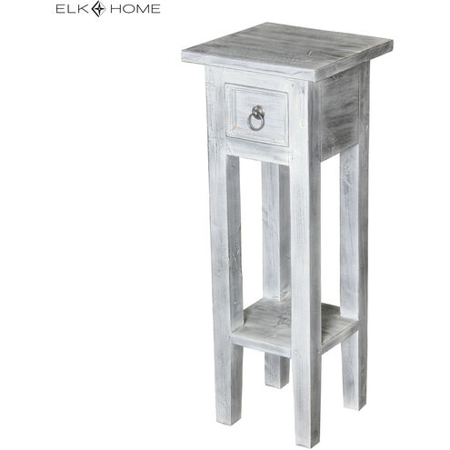 Sutter 10 inch Whitewash Accent Table