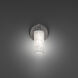 Zayle 9 inch 7 watt Antique Nickel Task Light Portable Light