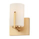 Dart 1 Light 6 inch Satin Brass Wall Sconce Wall Light