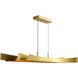 Candora LED 72 inch Brass Island/Pool Table Light Ceiling Light
