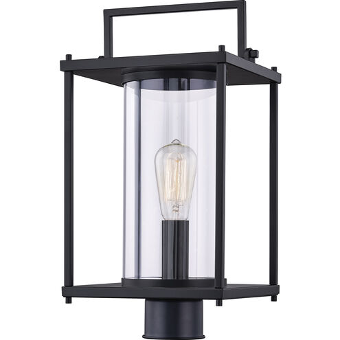 Garrett 1 Light 18 inch Matte Black Outdoor Post Lantern