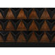 Nigel Hand Rubbed Black and Brown Chest