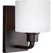 Canfield 1 Light 5.5 inch Bronze Wall Bath Fixture Wall Light