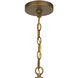 Lancaster 2 Light 7 inch Atlas Bronze Outdoor Hanging Lantern