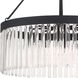 Emory 8 Light 24 inch Black Forged Chandelier Ceiling Light