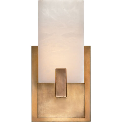 Kelly Wearstler Covet LED 5.5 inch Antique-Burnished Brass Short Clip Bath Sconce Wall Light