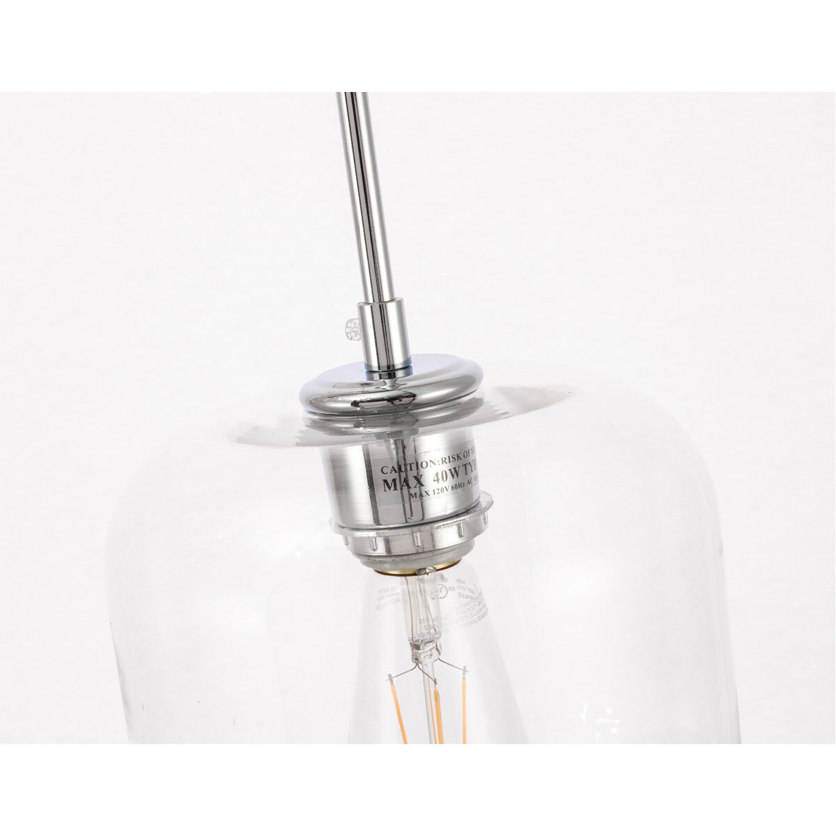 Collier 3 Light 17.5 inch Chrome Pendant Ceiling Light