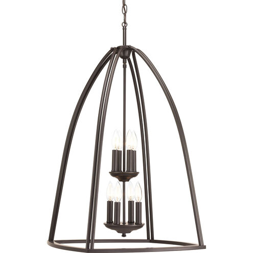 Tally 8 Light 20 inch Antique Bronze Foyer Pendant Ceiling Light