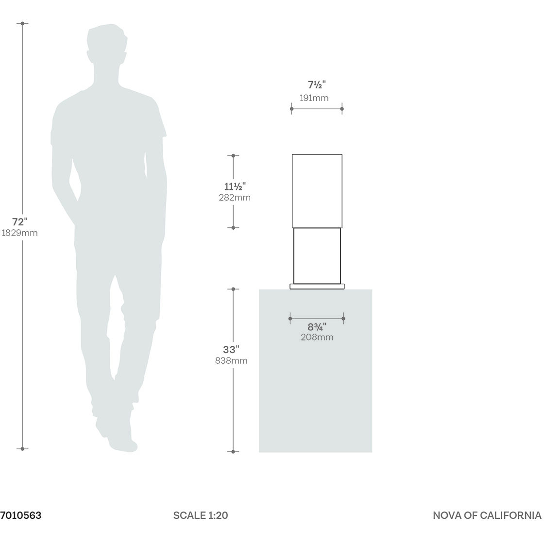 Luxe Brushed Brass Tabletop Touchless Hand Sanitizer Dispenser