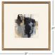 Peaceful Challenge Black and Beige and Metallic Framed Art, The Studio