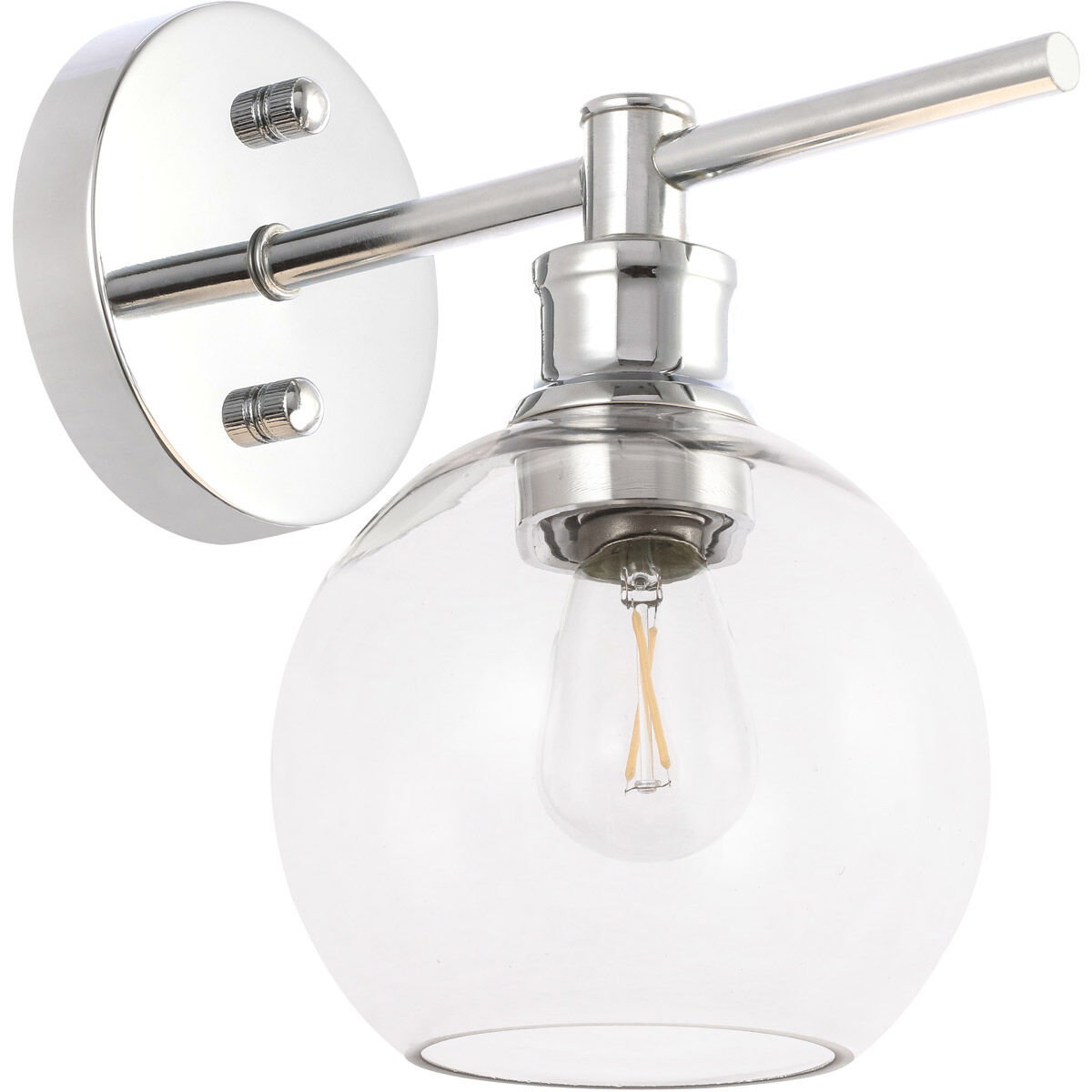 Collier 1 Light 6 inch Chrome Wall sconce Wall Light