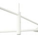 Alora Mood Ashford 4 Light 57.5 inch Antique White Chandelier Ceiling Light