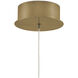 Clarity 1 Light 6 inch Brass Pendant Ceiling Light