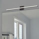 Arandel LED 35.5 inch Matte Black Vanity Light Wall Light