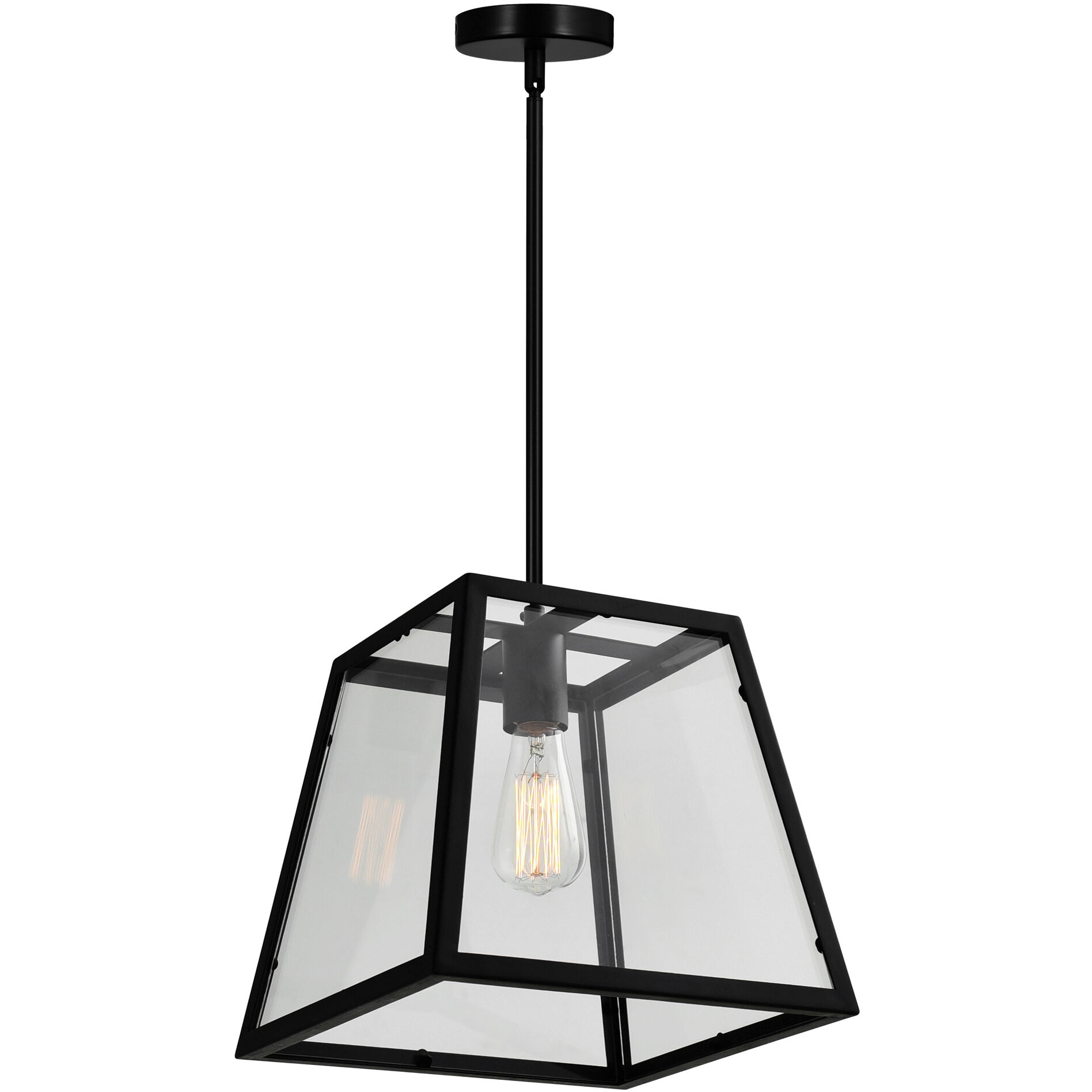 Alyson 1 Light 12 inch Black Island/Pool Table Light Ceiling Light