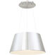 Vida LED 24 inch Brushed Aluminum Pendant Ceiling Light, dweLED