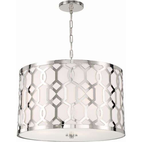 Jennings 5 Light 24.25 inch Polished Nickel Chandelier Ceiling Light