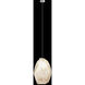 Natural Inspirations 1 Light 4.5 inch Silver Pendant Ceiling Light in Natural Quartz Studio Glass 8