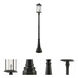Portland 1 Light 105.25 inch Oil Rubbed Bronze Outdoor Post Mounted Fixture