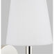 C&M by Chapman & Myers Bayview 1 Light 5 inch Polished Nickel Sconce Wall Light