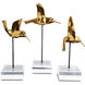 Hummingbird 10 X 5.75 inch Sculptures, Set of 3