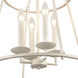 Joanie 4 Light 17.25 inch Antique White Pendant Ceiling Light