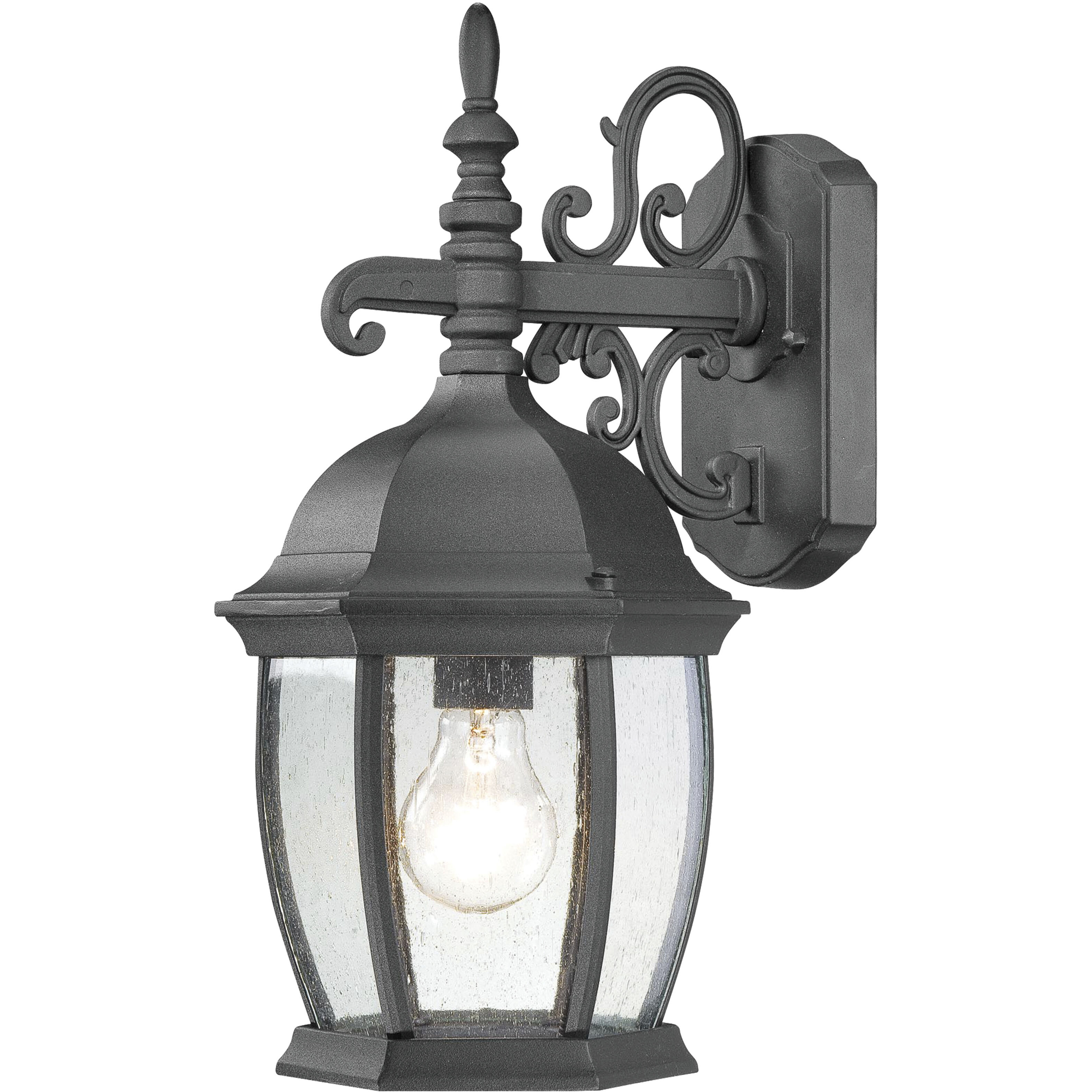 Covington 1 Light 16 inch Black Outdoor Sconce